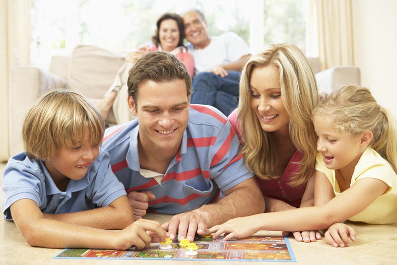 A Family Game Night with Classic Board Games